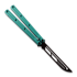 Balisong trainer Squid Industries Krake Raken Trainer V2.5 Inked Teal
