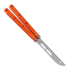 Squid Industries Krake Raken Trainer V2.5 balisong trainer, 橙色