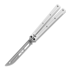 Balisong trainer Squid Industries Krake Raken Trainer V2.5, silver
