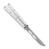 Balisong trainer Squid Industries Krake Raken Trainer V2.5, silver