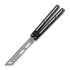 Squid Industries Dual-Tone Krake Raken Trainer V3 balisong trainer, 黑色