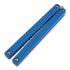 Squid Industries Mako Bottle Opener balisong trainer, 藍色