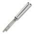 Squid Industries Mako Bottle Opener balisong trainer, silver