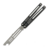 Squid Industries Mako Bottle Opener V5 balisong trainer, Dual Tone Black