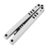 Balisong trainer Squid Industries Mako Inked Silver V4.5