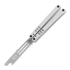 Balisong trainer Squid Industries Mako Silver V4.5
