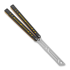 Squid Industries Nautilus balisong trainer, gold