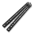 Squid Industries Nautilus Silver balisong trainer