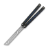 Squid Industries Nautilus V2 balisong trainer, 藍色