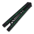 Balisong trainer Squid Industries Inked Nautilus V2, roheline