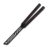 Balisong trainer Squid Industries Inked Nautilus V2, purpurne
