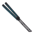 Balisong trainer Squid Industries Inked Nautilus V2, teal