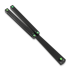 Squid Industries Squiddy-B Ti-Mod balisong trainer, 綠色