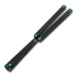 Balisong trainer Squid Industries Squiddy-B Ti-Mod, teal