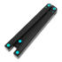 Squid Industries Squiddy-B Ti-Mod balisong trainer, teal