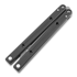 Squid Industries Squidtrainer V3.5 balisong trainer, 黑色