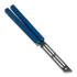 Balisong trainer Squid Industries Triton Inked, sinine