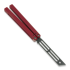 Squid Industries Triton Inked balisong trainer, 红色