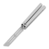 Balisong trainer Squid Industries Triton, silver