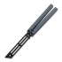 Balisong trainer Squid Industries Triton V2 Inked Gunmetal