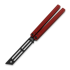 Balisong trainer Squid Industries Triton V2 Inked Red