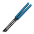 Squid Industries Triton V2 Inked Teal balisong trainer