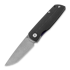 ST Knives Maniac sulankstomas peilis, juoda