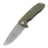 ST Knives Wolverine sulankstomas peilis, žalia