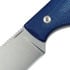 StraightLine Bigger Digger - Stonewashed - Blue Canvas Micarta knife