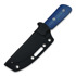 StraightLine Bigger Digger - Stonewashed - Blue Canvas Micarta knife