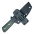 StraightLine Bigger Digger - Stonewashed - Green Canvas Micarta knife