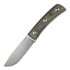 StraightLine Buster - Stonewashed - Green Canvas Micarta knife