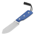 StraightLine Digger - Stonewashed - Blue Canvas Micarta knife