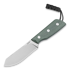 StraightLine Digger - Stonewashed - Green Canvas Micarta knife
