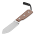 StraightLine Digger - Stonewashed - Natural Canvas Micarta knife