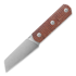 StraightLine Erny - Stonewashed - Brown Burlap Micarta knife