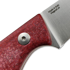 Coltello StraightLine Scorer - Satin - Red Burlap Micarta