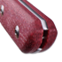StraightLine Scorer - Satin - Red Burlap Micarta knife