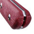 StraightLine Scorer - Satin - Red Burlap Micarta knife