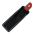 StraightLine Scorer - Satin - Red Burlap Micarta knife