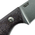 StraightLine Scorer - Stonewashed - Brown Burlap Micarta knife