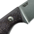 StraightLine Scorer - Stonewashed - Brown Burlap Micarta knife