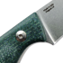 StraightLine Scorer - Stonewashed - Green Burlap Micarta knife