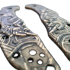Svechnikov Workshop Spyderco Delica 4 / Lil Matriarch Celtic Heart handle scales