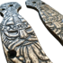 Svechnikov Workshop Spyderco Para Military 2 Vegvisir X Viking handle scales