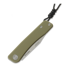 Tactile Knife Bexar - Stonewash - G10 sulankstomas peilis, žalia