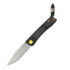 Tactile Knife Bexar - Stonewash - Titanium kääntöveitsi, Groove + Cerakote