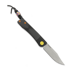 Tactile Knife Bexar - Stonewash - Titanium sulankstomas peilis, Groove + Cerakote