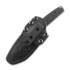 Tactile Knife Dreadeye CPM-3V DLC knife, Leather