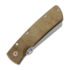 Tactile Knife Mariner 2 - Stonewash - Micarta folding knife, natural